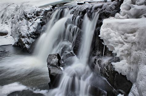 Icy Waterfall By Pajunen On Deviantart