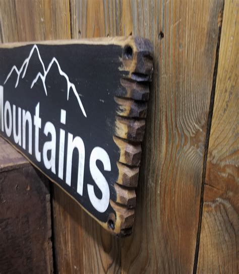 Life Is Better In The Mountainsrustic Wood Signskiing Snowcabin