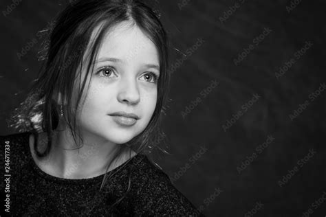 9 Years Old Girl Portrait Stock Photo Adobe Stock