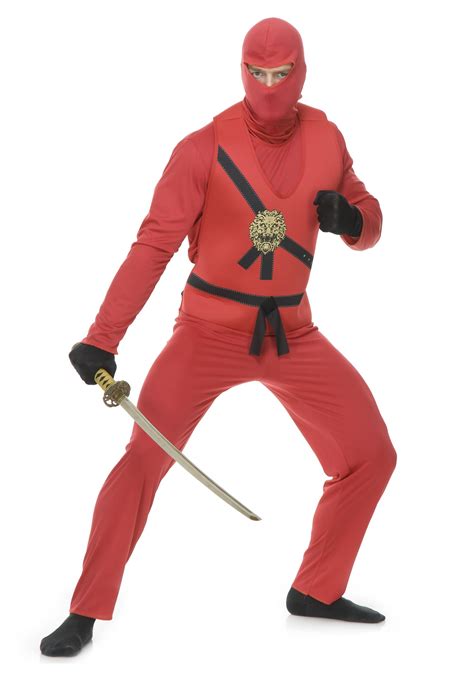 Ninja Avenger Adult Red Chicago Costume Company