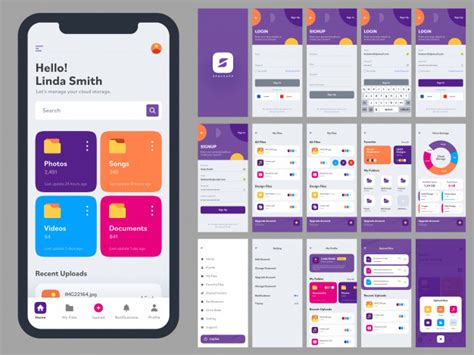 See more ideas about app, mobile app ui, mobile app. Mobile app ui kit with different gui layout including log ...