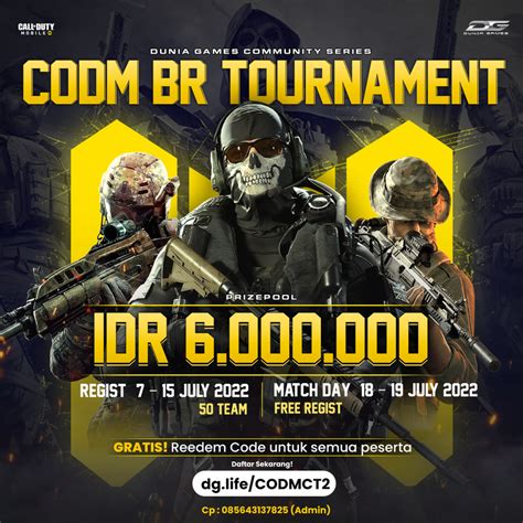 Codm Br Tournament S2 Opens Registration Offering A Prize Pool Of Idr