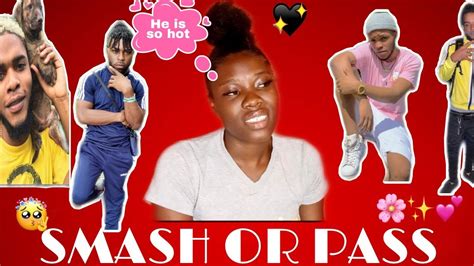 smash or pass on jamaican male youtubers comedian youtube
