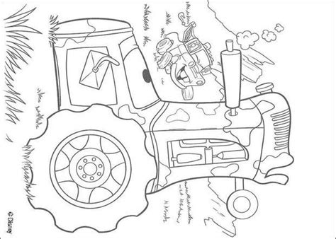 Frank is a minor antagonist in the 2006 disney/pixar animated film cars. Mater goes tractor tipping coloring pages - Hellokids.com