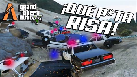 QuÉ HartÓn De ReÍr Busted Grand Theft Auto Online Fivem Youtube