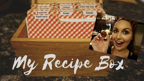 Recipe Box Setup With Easy Diy Recipe Cards And Dividers From Etsycom