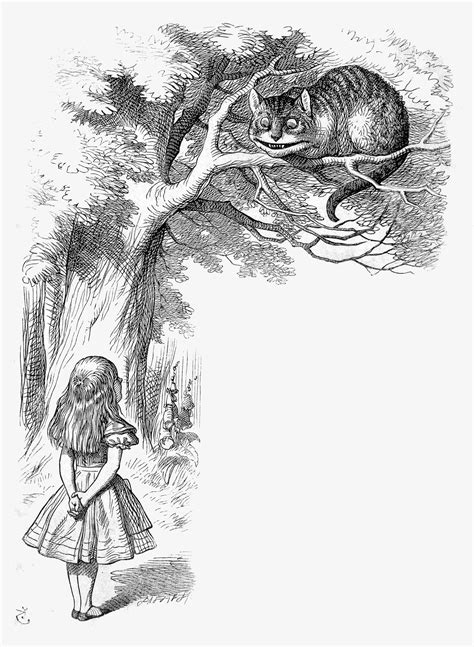 Alice And The Cheshire Cat By John Tenniel Daily Dose Of Art
