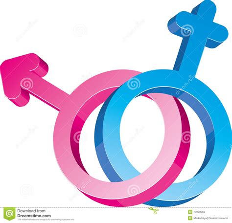Two Sex Signs Royalty Free Stock Images Image 17990059