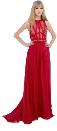 Red Dress Png Image Straight Hair For Long Gown Free Transparent