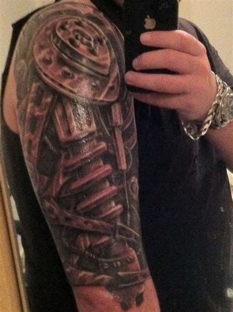 Biomechanical Sleeve Tattoos Tattoofanblog