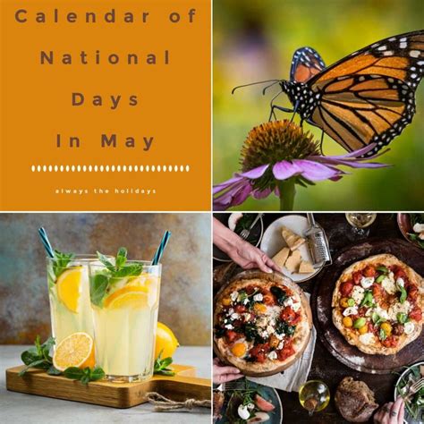 Calendar Of National Days In May In 2021 National Days May National