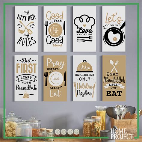 BEST SELLER DAPUR Dekorasi hiasan dinding Poster kayu Pajangan dinding