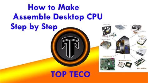 Assemble Desktop Cpu Step By Step Youtube