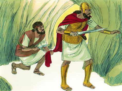 Guided By Right And Just—david Spares Saul Banking Blessings Ministry