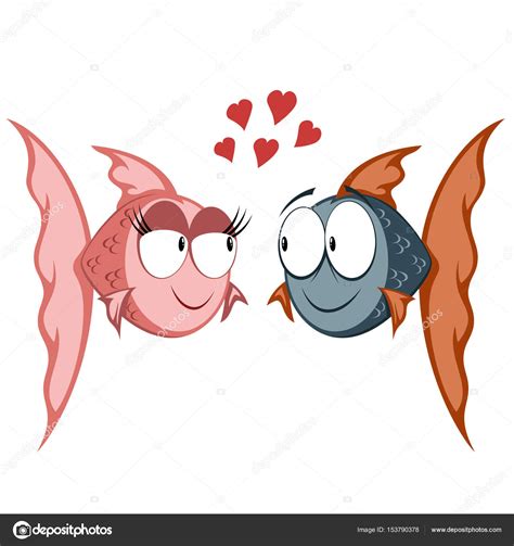 Cute Fish Love Clip Art