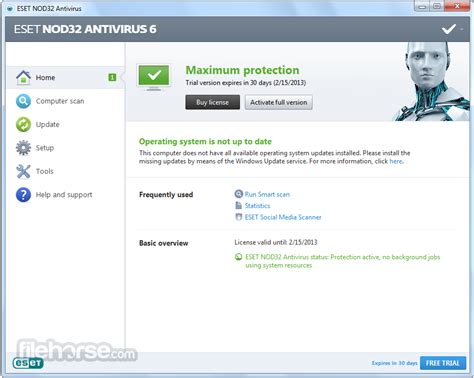 Eset Nod32 Antivirus 6 Free Download Full Version With Serial Key Crack