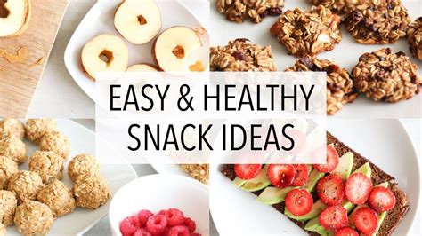 Easy Healthy Snack Ideas Youtube
