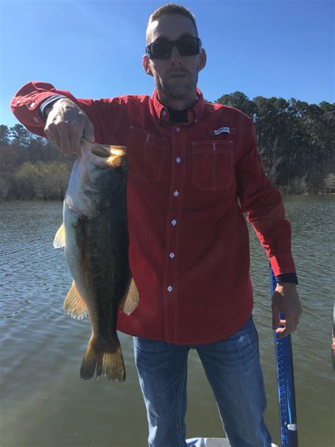 Caught A Largemouth Bass On Sam Rayburn Reservoir Using A Rattle Trap