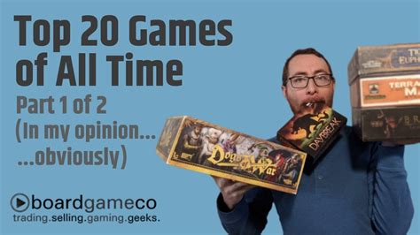 Top 20 Board Games Of All Time Part 1 Of 2 Youtube
