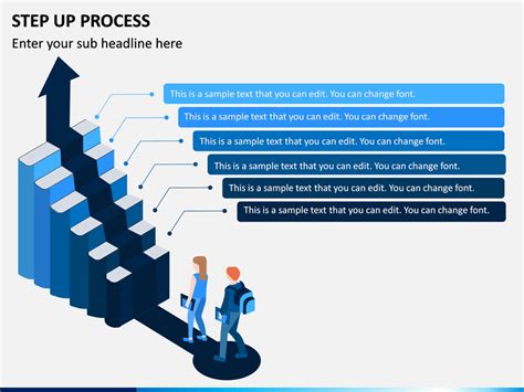 Step Up Process Powerpoint Template Ppt Slides Sketchbubble