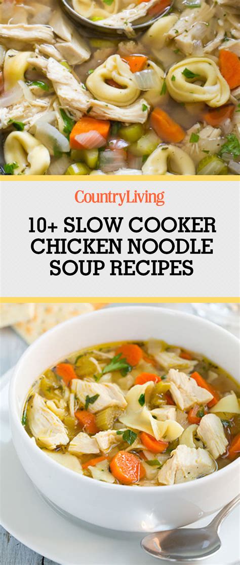 I'm using baby carrots and just sliced them into pieces about 1/4 inch thick. 11 Easy Crock Pot Chicken Noodle Soup Recipes - Best Slow ...