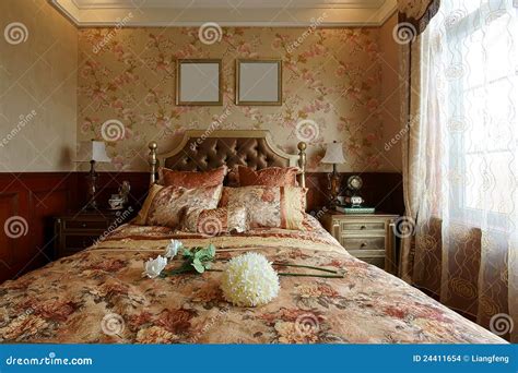 Bedroom Stock Photo Image Of Bedding Furniture Interior 24411654