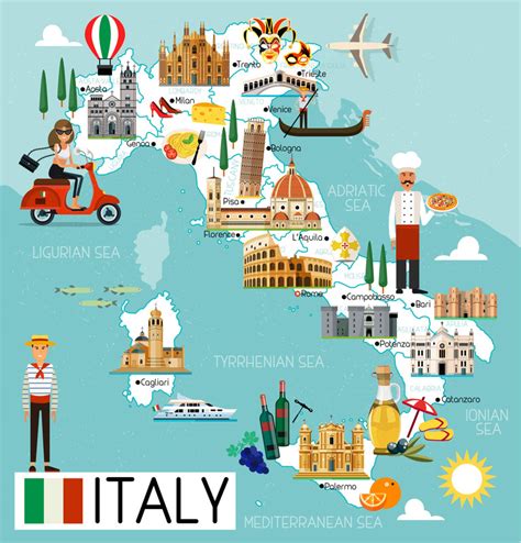 Auf dieser italien karte sehen sie alle regionen und wichtige städte in italien. Italien Karte | Ferienhaus Adria