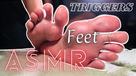 asmr feet relaxing triggers youtube