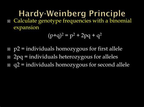 Ppt Hardy Weinberg Principle Powerpoint Presentation Id2927595