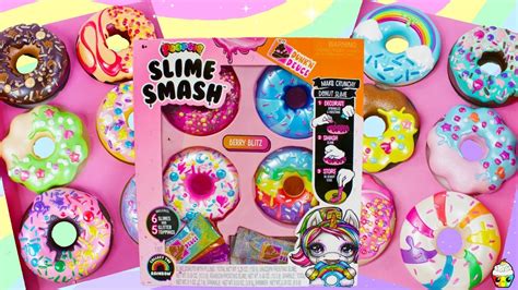Poopsie Slime Smash Donuts Full Set Unboxing Fun Slime Mixing Donuts
