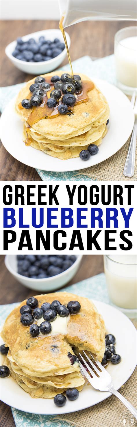 Greek Yogurt Blueberry Pancakes Like Mother Like Daughter