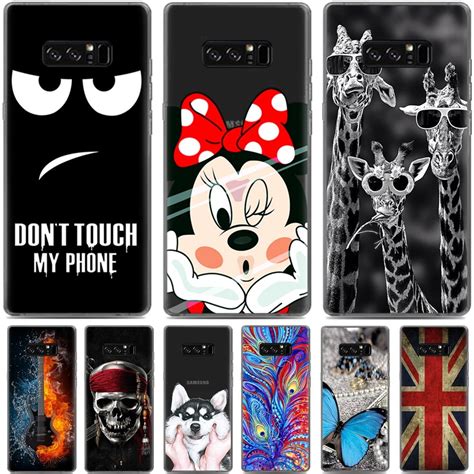 Cool Design Soft Tpu Case For Samsung Note 8 Soft Silicone Back Cover Phone Cases For Samsung
