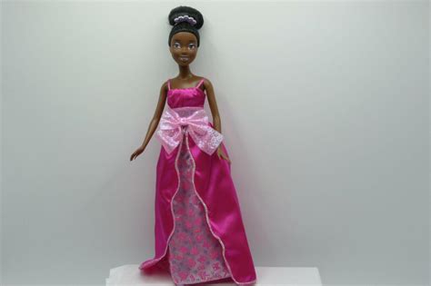 Disney Princess Tiana Barbie Aa Doll Holiday Dress 3937061887