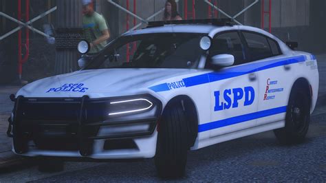 Lapd Based Dodge Charger Non Els Fivem Ready Police Gtapolicemods My