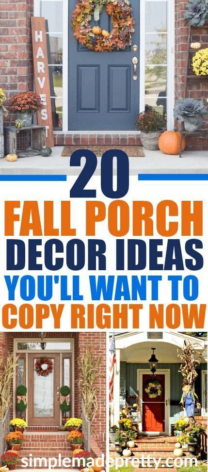 20 Front Porch Fall Decor Ideas Youll Want To Copy Right Now Fall