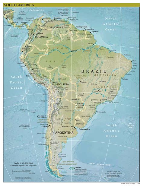 Maps Of South America And South American Countries Political Maps