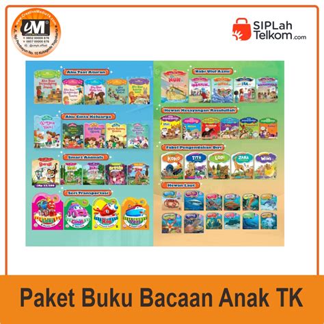 Paket Buku Bacaan Perpustakaan Tk Siplah