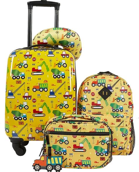 Travelers Club 5 Piece Kids Luggage Set Cars Review