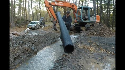 Installing Culvert Pipes Youtube