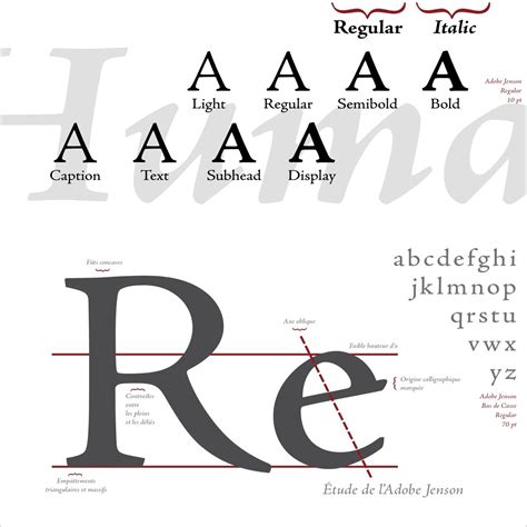 Review Of Adobe Jenson Typography Letters Mood Board Design Typography