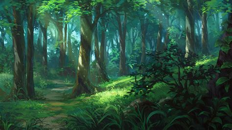 Forest By Andanguyen On Deviantart Fantasy Landscape Landscape Art