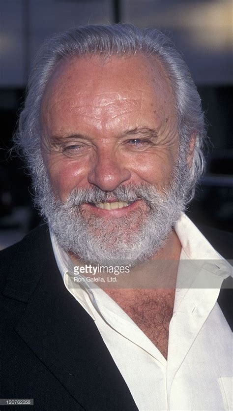 BEVERLY HILLS CA JULY 10 Actor Anthony Hopkins Attends The World