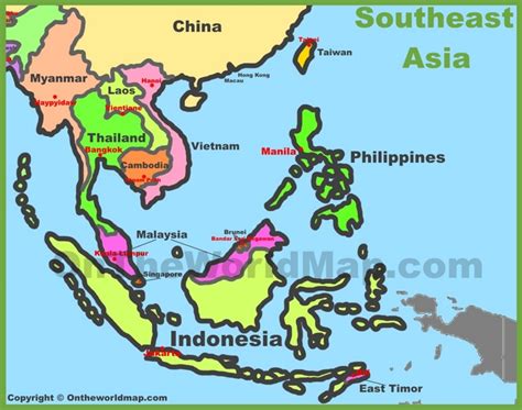 Map Of Southeast Asia Southeastern Asia The Best Porn Website