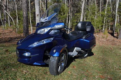 2010 Can Am Spyder Roadster Rt S Sm5 Motorcycle Blue Metallic One Owner