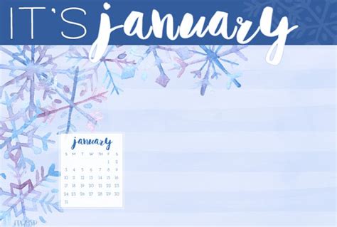 January Desktop Calendar Desktop Calendar Calendar Library Lessons