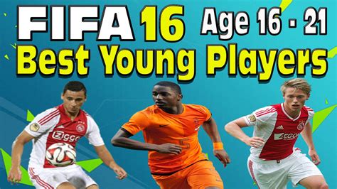 Create and share your own fifa 21 ultimate team squad. FIFA 16 BEST YOUNG PLAYERS - CAREER MODE EREDIVISIE U21 ...