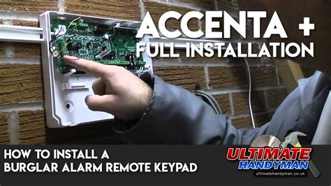 How To Install A Burglar Alarm Remote Keypad Accenta Youtube