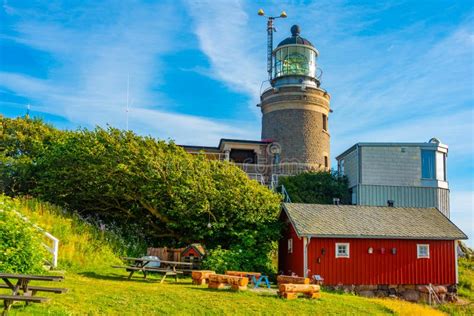 Kullen Lighthouse At Kullaberg Peninsula In Sweden Stock Photo Image Of Tower Aerial