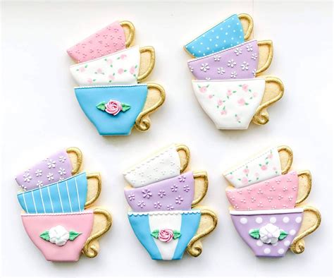 Stacked Teacups Cookie Cutter Cookie Cutter Fondant Cutter Etsy