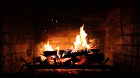 A Cozy Fire In The Fireplace Youtube